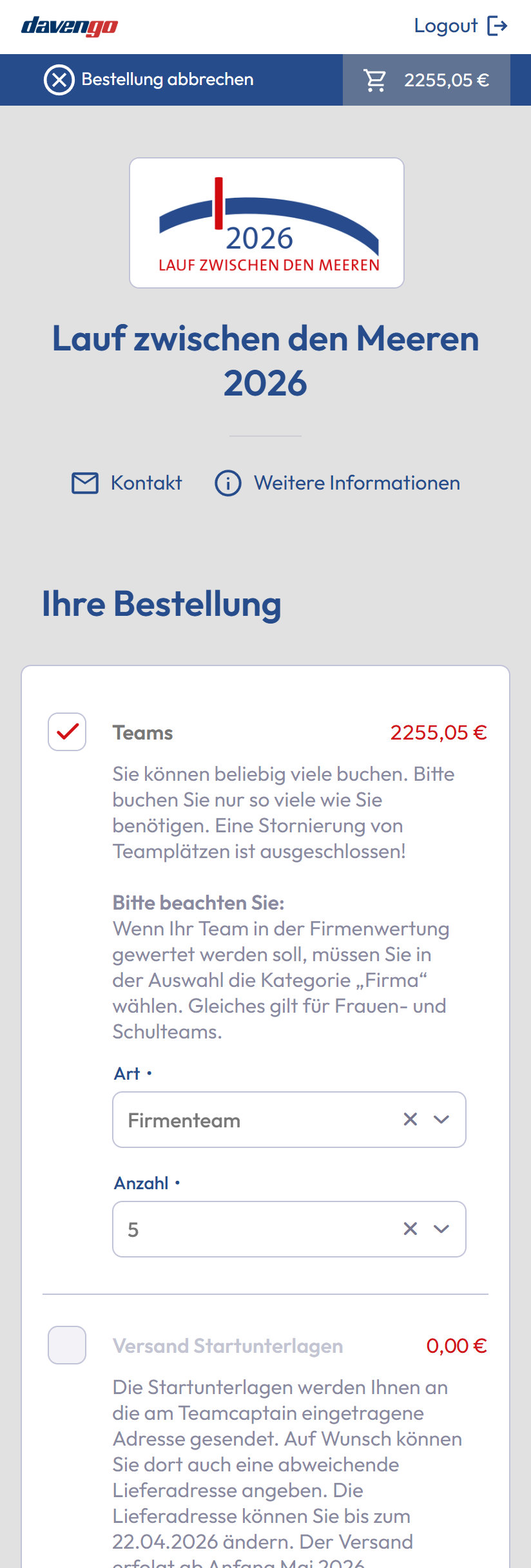 Produktkauf aus 2026 (Mobil)