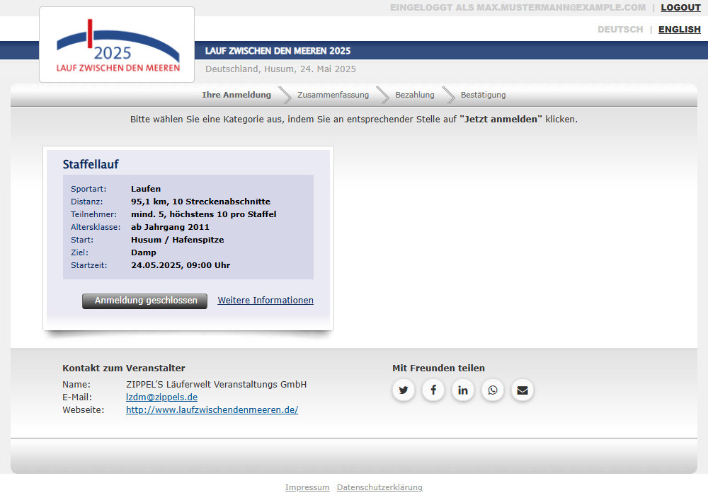 Kategorieübersicht aus 2025